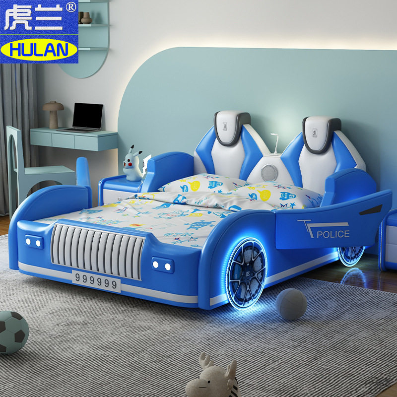 NRFQ075#网红儿童汽车床儿童