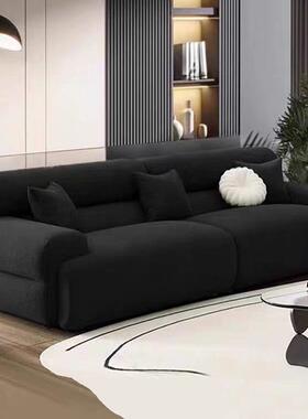 法古式复沙发黑色艺沙发中型古风20布25新款客XEZ厅小户直排三人