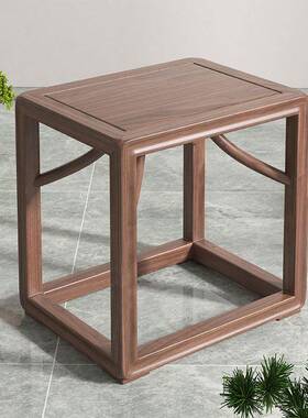 凳榆长条条凳子老榆木面馆KWI长复古北方厅长家用牢固老式黑胡木