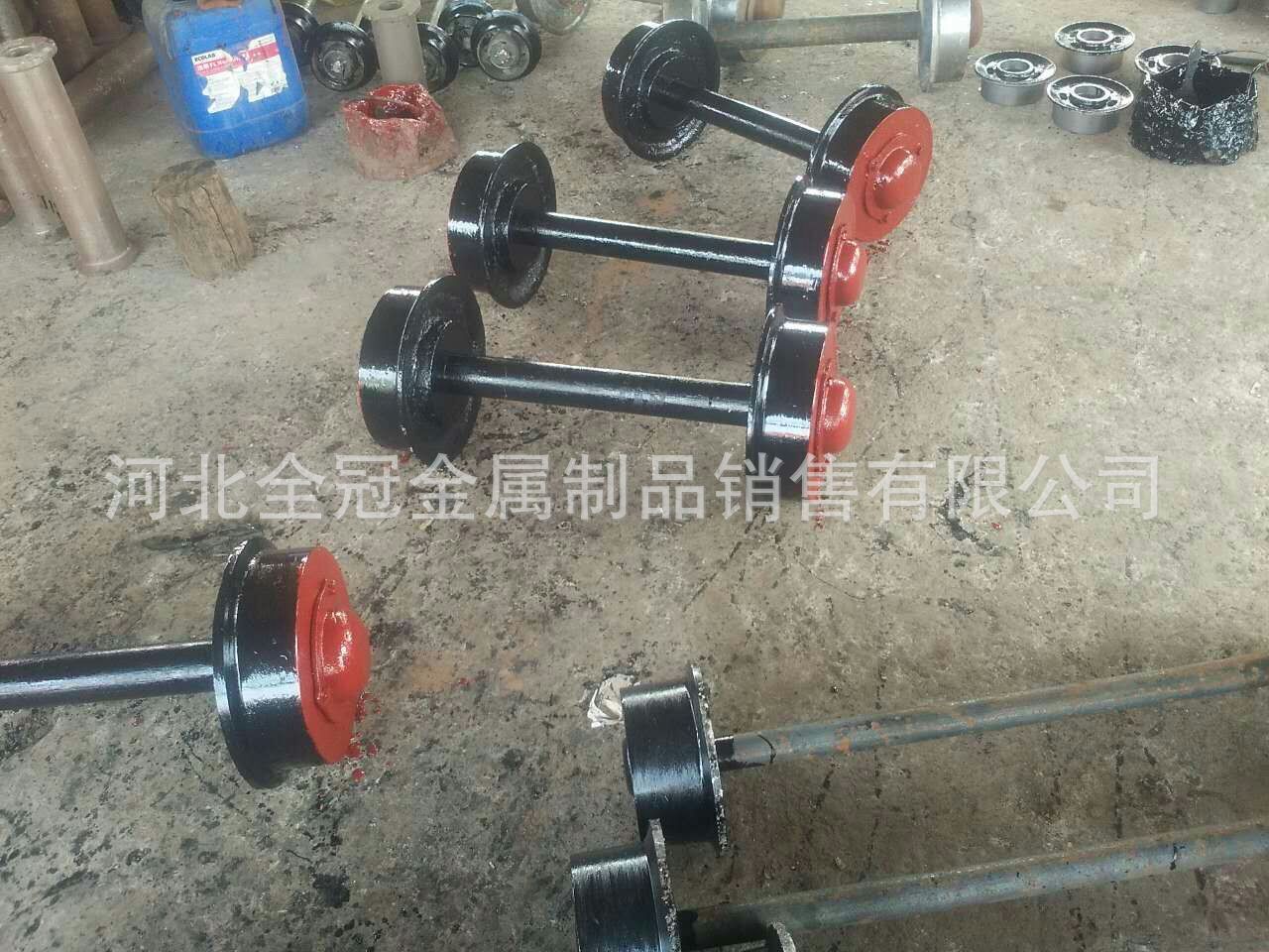 矿用铸钢轨道轮350mm车轮对