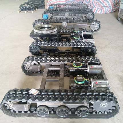 货5总20现转转盘式双电机大扭矩橡旋RTB胶小型电动履带底盘成