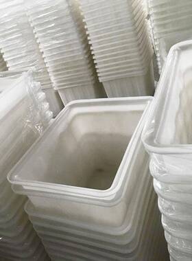 JWC家塑料牛筋水箱长方形厂加转厚白色圆桶水海鲜运输大产号周箱