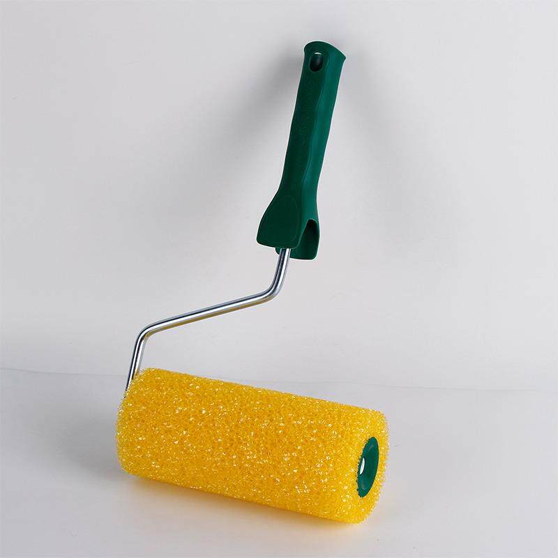 闭孔中289色拉毛滚筒刷镂空海绵滚刷刷油漆滚筒内外墙弹性拉黄毛