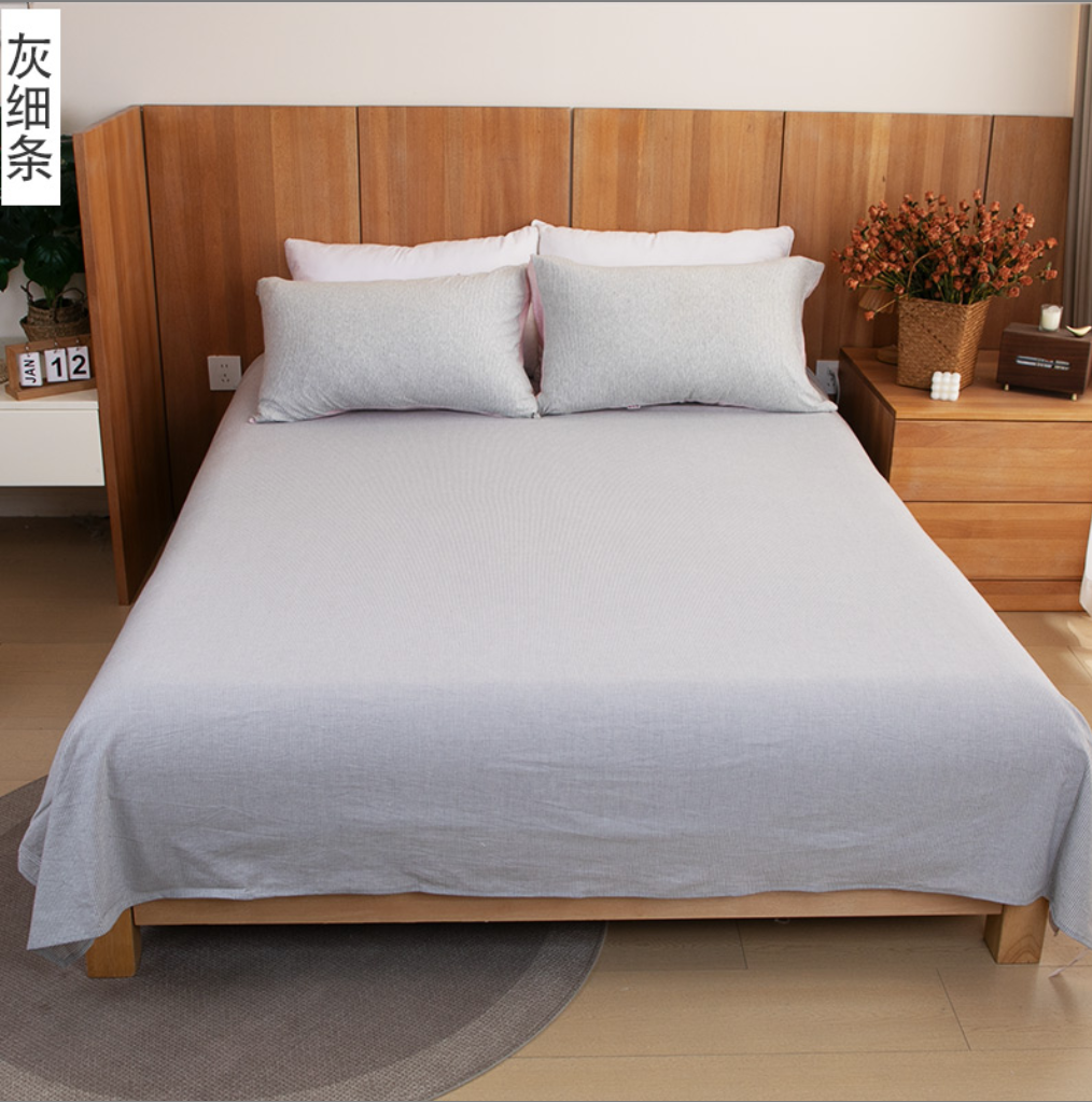 【大潘专属】纱布棉格子睡单透气床单春秋季柔软精梳亲肤床单,床上用品,床单,淘宝优惠券,粉丝福利购,淘宝优惠卷