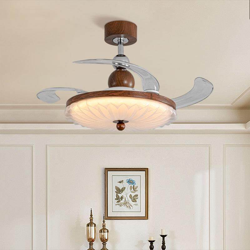 卧室风扇灯中古风吸顶复古吊扇灯中国风胡桃木色客厅茶室风扇吊灯,纺织面料/辅料/配套,纺织机械配件,淘宝优惠券,粉丝福利购,淘宝优惠卷