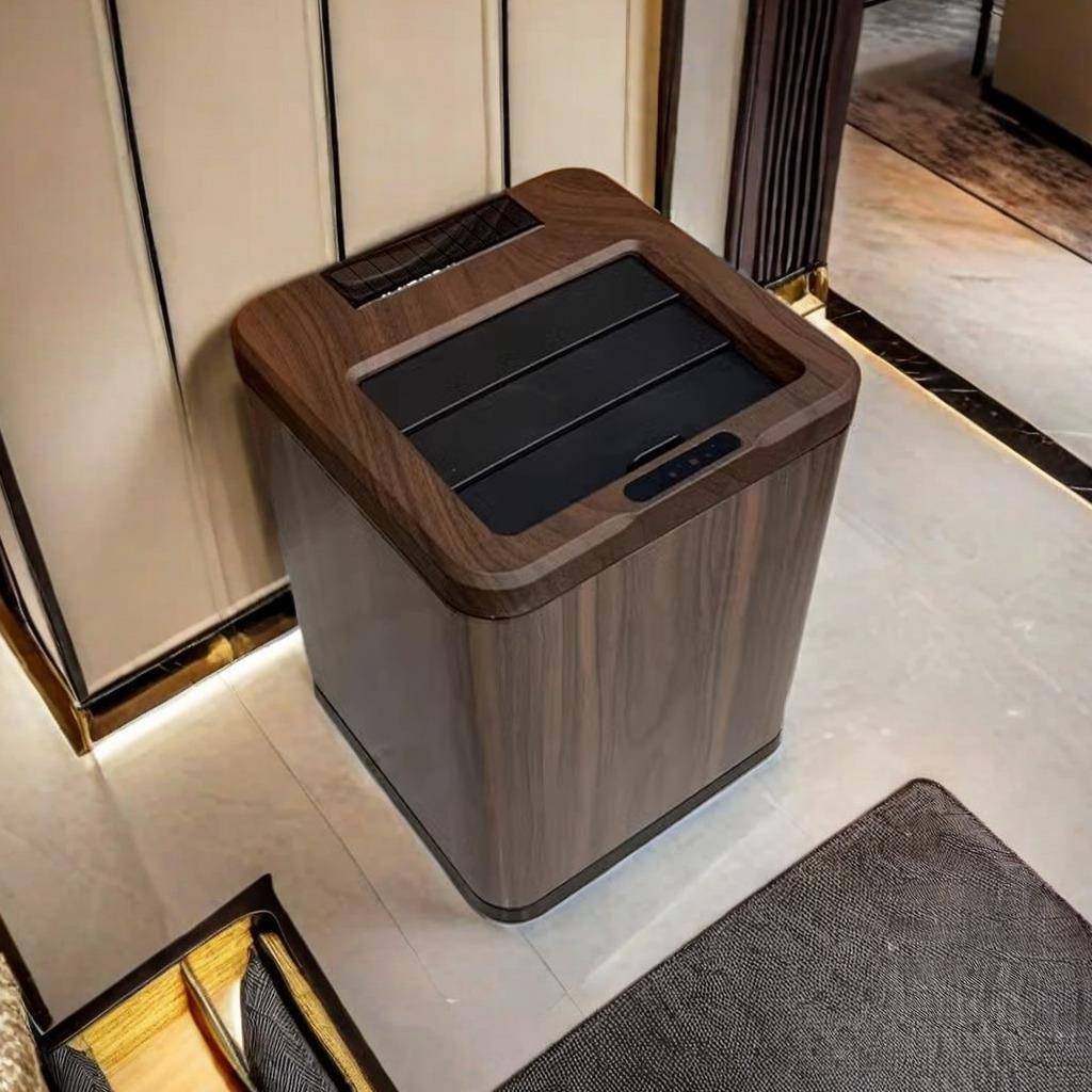 高档垃圾桶智能感应新中式客厅卫生间厨房轻奢家用2024新款高颜值