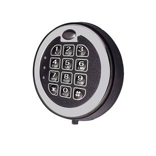 圆形保险箱电子密码锁保险柜锁叶片锌合金电磁铁保险柜锁配件