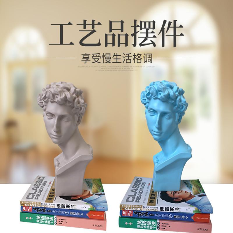 树脂雕像人卫人物头像工艺品仿真摆件现代家居欧式现代装饰品
