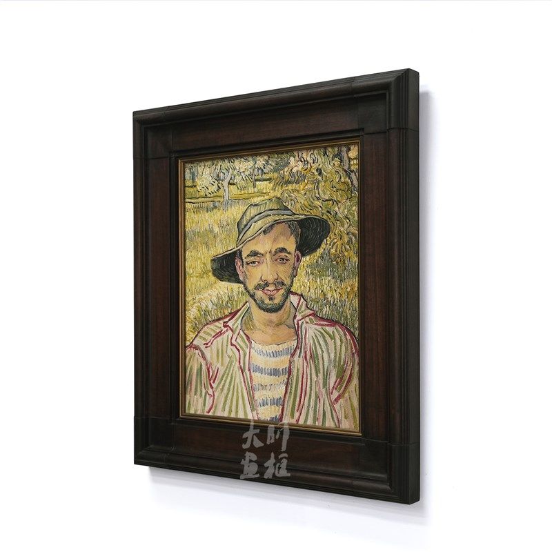 复古典宽边实木质油画框外框定制装饰镜框相框架拼图装裱照片唐卡