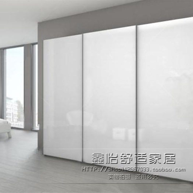 定制 三包到家烤漆衣柜镜面衣柜现代钢琴烤漆吊滑门衣柜卧室家具