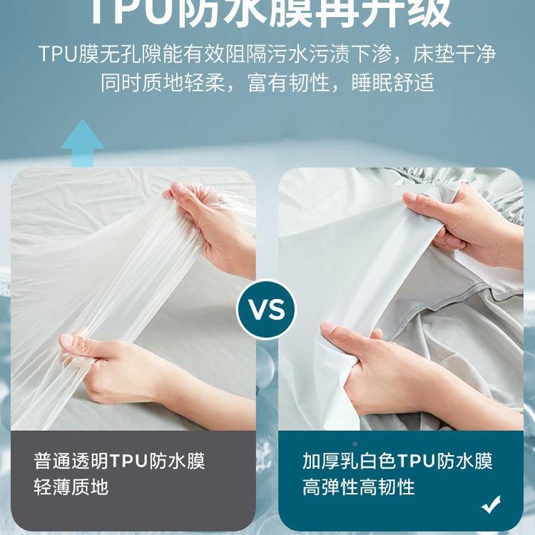A类防隔尿床笠单件席梦思床保护床罩夹棉夏季厚全包垫防水CAE尘套