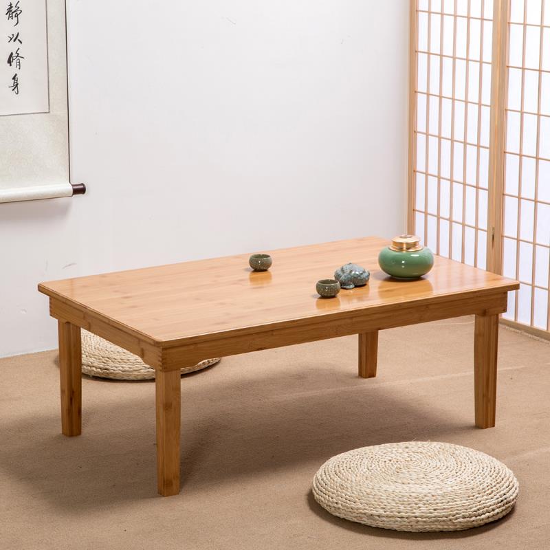 0A楠竹可折叠炕桌炕榻米桌炕几子飘窗几吃饭榻桌几矮实木方桌小茶