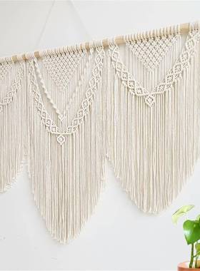 波西挂米亚毯流苏墙壁装饰艺居51670术手工编挂毯家装饰卧室客厅