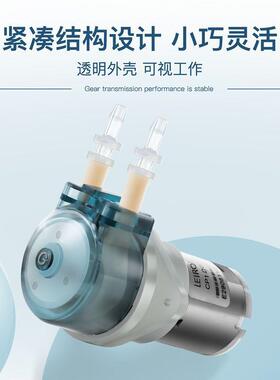 C1流有刷电机微小型蠕进动泵实验室循P环12/62324V抽水直泵吸水样
