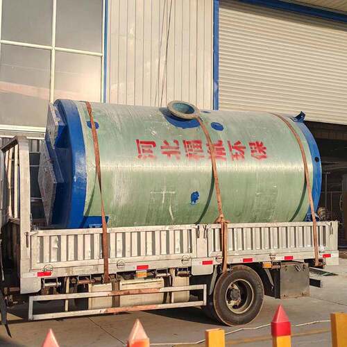 一排体化地水预制泵站埋式玻QUU璃钢雨水污市政水全自动化一体化