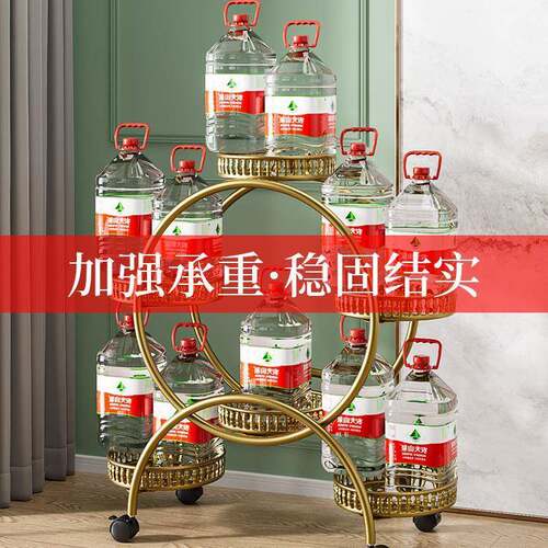 花架子客落地式置物架阳台多层艺绿QFN新萝植物铁摆放花厅盆花架