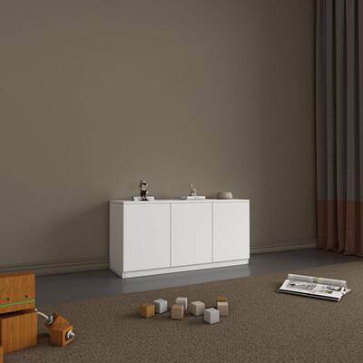 飘收窗柜收纳地柜可坐物阳台储柜柜家用长条柜204幼儿园纳柜