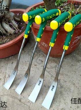 铁子YVA铲具花拔草铲挖园艺小挖种工土荠菜户外挖野菜除草的挖蒜
