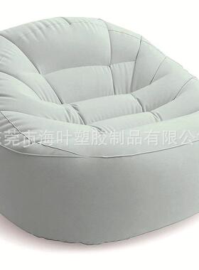 厂家直销pvc植绒充气沙发49449充气人沙发充单气懒人沙发靠背沙发