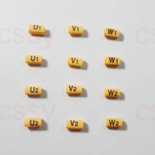 电机异型号码管数字管标示管套管U1V1W01U2V2U1V1W1W21-16平方