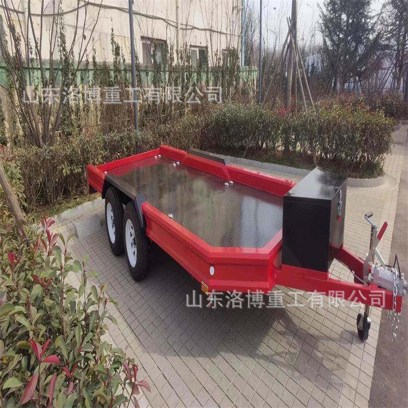 输半流挂板厂区运周转叉车拖车车物419台重型双牵引平板车