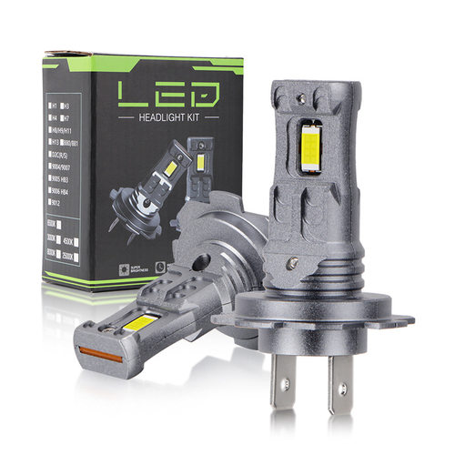 车灯LED直插式灯泡H11雾灯6000K汽车H1前照灯H4远近一体高亮度