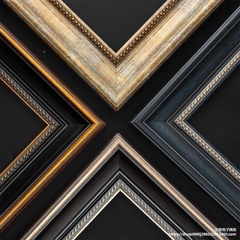 复古油画框HKC外画框装裱数字油画免钉裱框定大制尺寸相框架镜框,家居饰品,DIY亲子装饰画,淘宝优惠券,粉丝福利购,淘宝优惠卷