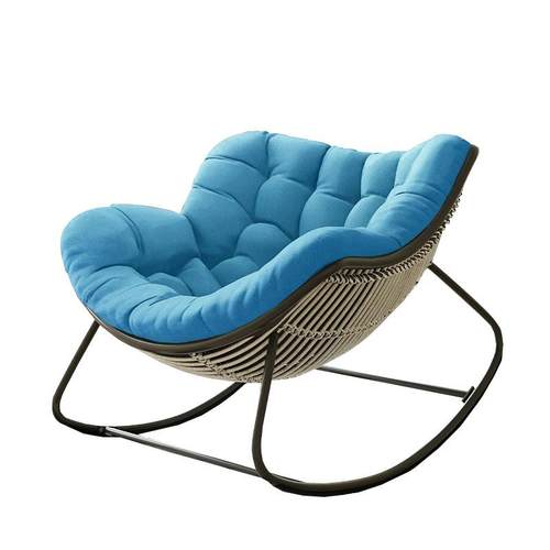 懒摇摇椅垫家用阳台人单人沙发坐室垫坐靠一体垫坐子LUZ内外吊篮