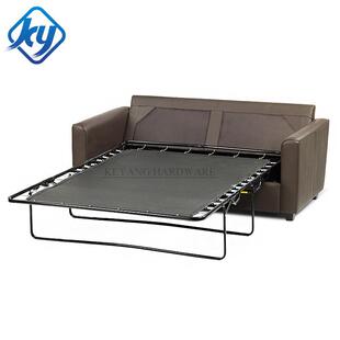 多功能三折折沙发床架翻转折合床架形隐折叠541床五金沙发叠铁架