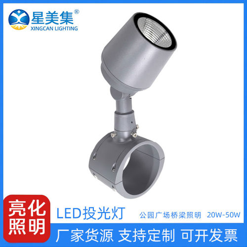 20W50WDaLi调光广场夜景园林亮化工程照树投光灯圆形投光灯