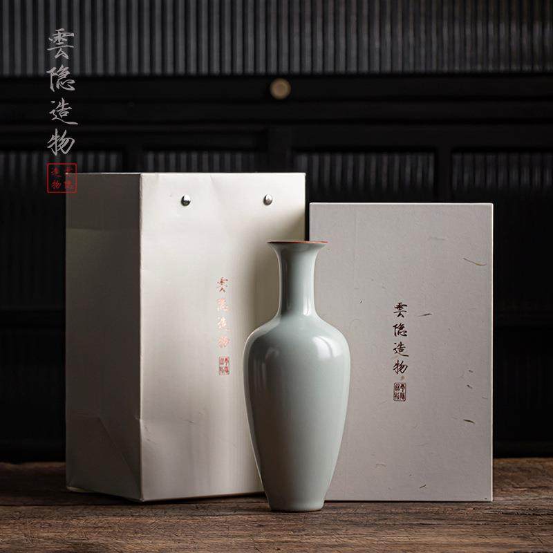 复古汝瓷开片可养柔风花瓶天青汝窑陶瓷花器花插家用茶道配件摆件,机械设备,其他机械设备,淘宝优惠券,粉丝福利购,淘宝优惠卷