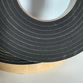 EVA黑色防滑缓冲垫片密封单面胶条强力防震压工程泡沫泡棉胶6mm厚