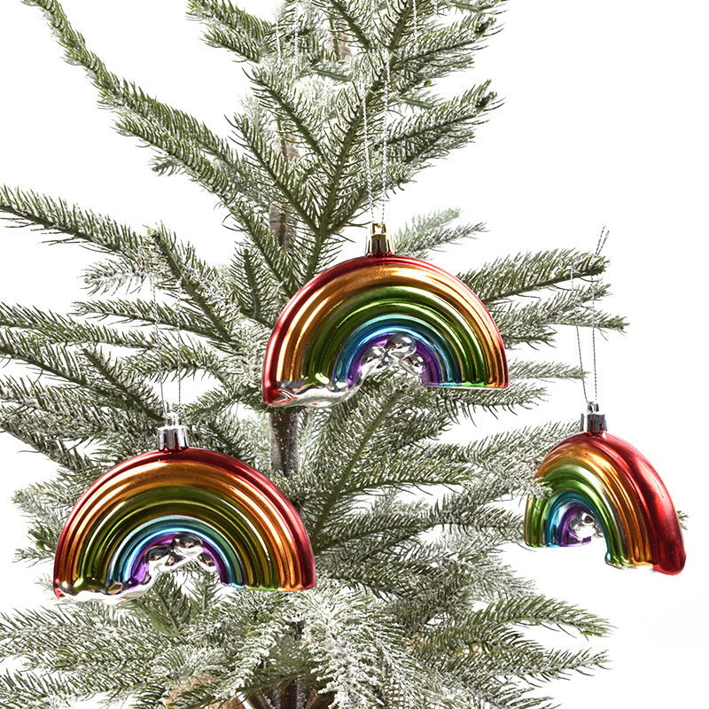 圣诞装饰用品场景布置装扮挂饰电镀彩绘彩虹造型挂件商场酒店吊饰,节庆用品/礼品,圣诞装饰品,淘宝优惠券,粉丝福利购,淘宝优惠卷