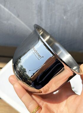 304不锈钢捣蒜器研磨碾中药罐加厚实心手动擂钵压蒜蒜臼子