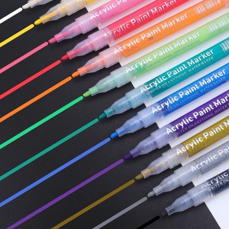 丙烯马克笔儿童丙烯笔不透色彩笔防水手绘diy套装丙烯画笔颜料笔,文具电教/文化用品/商务用品,马克笔,淘宝优惠券,粉丝福利购,淘宝优惠卷