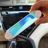 香港易通行磁吸双层夹心透明空白板车辆贴通关行车贴胶片架