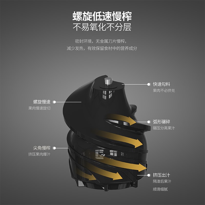 ECX原汁机家用全自动多功能小型果汁杯渣汁分离便携式迷你榨汁机