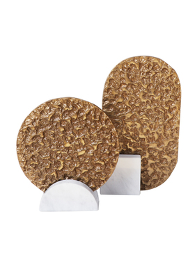 创意大理石合金摆件客厅家居装饰品书房柜子软装样板间搭配工艺品