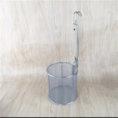 大号不锈钢密网粉篱麻辣烫调料篓筐 烫菜篓烫菜筐面捞漏勺冒菜筐