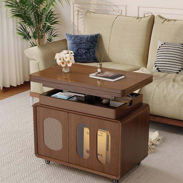 新款小户型推车实木茶几可移动升降折叠茶几客厅家用角几沙发边几,机械设备,其他机械设备,淘宝优惠券,粉丝福利购,淘宝优惠卷