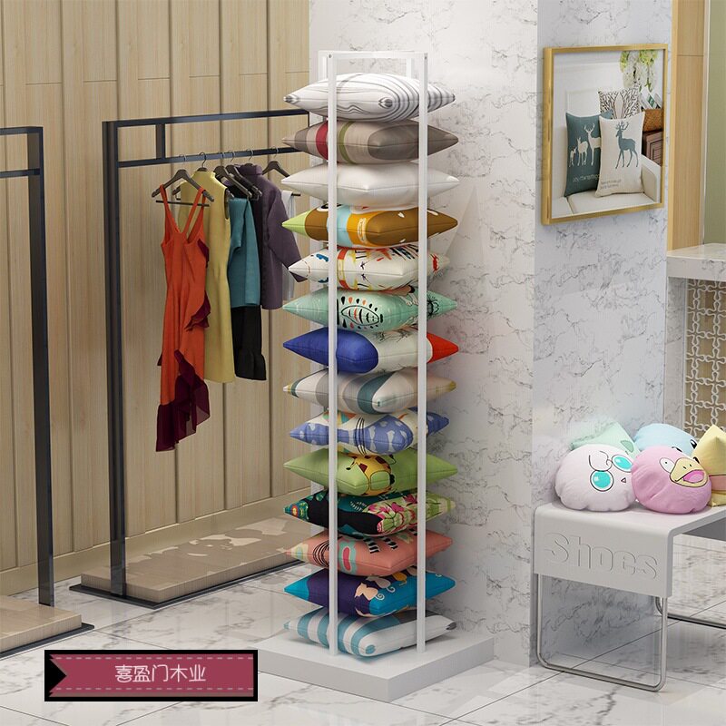 抱枕架抱枕芯展示架方枕芯展示架家纺道具家纺展示架货架陈列架