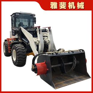 小型装载机工程建筑混凝土搅拌斗中型铲车loader