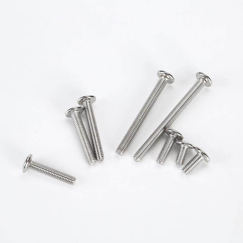 M6304不锈钢平圆头内六角家具螺丝斜大平头内六角螺丝倒边螺栓