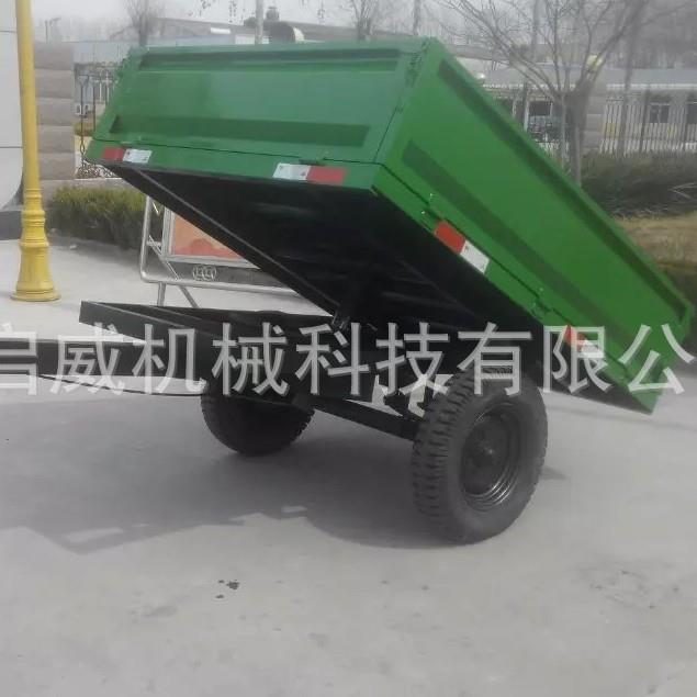 1吨欧式拖车单轴双胎供应
