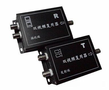 2路视频复用器2路视频信号叠加器监控信号叠加器共缆传输一线通