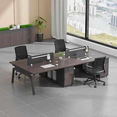 财务办公桌简约现代职员办公桌椅组合双人6人工位办公桌子办公室