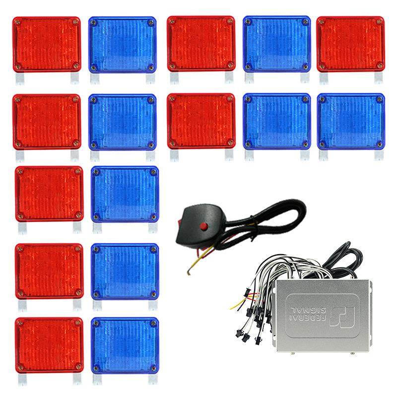 ：LED车灯爆闪警示灯信号灯杠灯改装底盘灯示高灯8S-T16