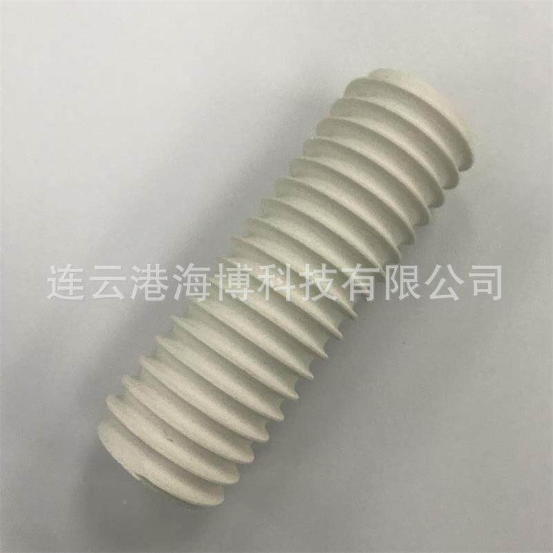 陶陶堇青石电加热瓷管高温绝缘瓷管莫来石外螺TMC绕纹线陶瓷柱