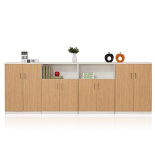 柜储物柜质茶水柜地柜长矮条柜子收纳柜公室办文件柜隔木FOO断柜