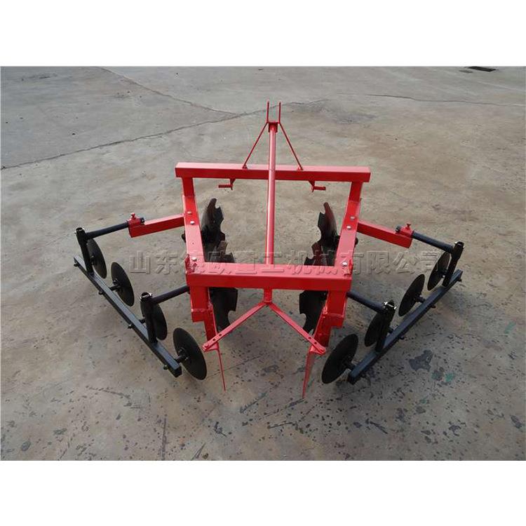 小型农用生起垄犁四轮拖拉机带动圆盘扶DO-08背花红薯种植机扶垄